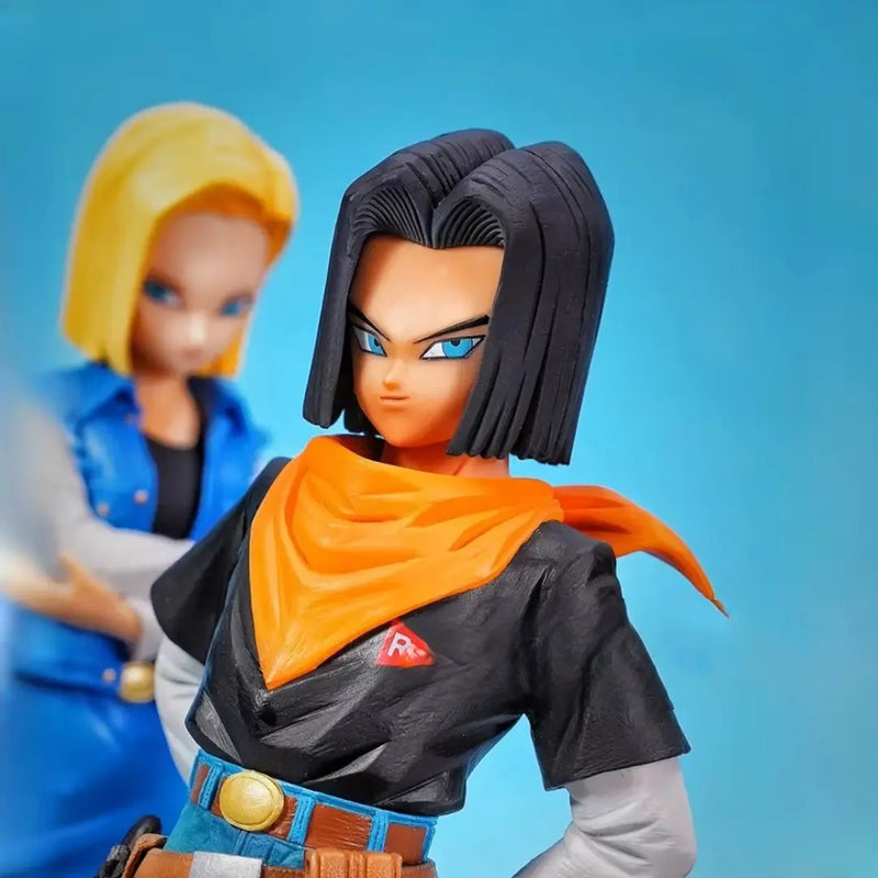 Androids Irmãos do Caos – Nº 17 e Nº 18 (24cm) | Império Saiyajin