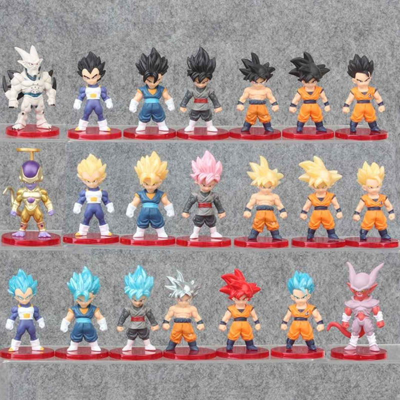 Dragon Ball Mini Fighters - Edição Qversion 21 bonequinhos | Império Saiyajin
