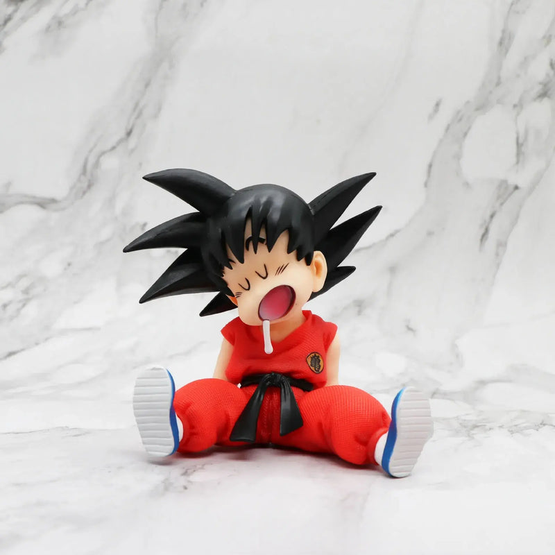Goku a Mimir - 10cm de Pura Preguiça Saiyajin | Império Saiyajin