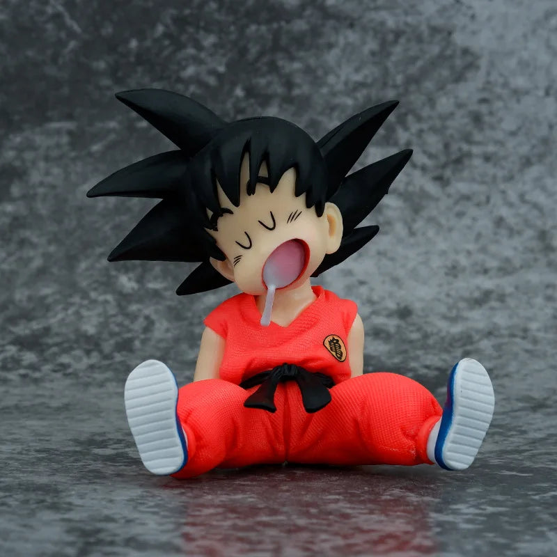 Goku a Mimir - 10cm de Pura Preguiça Saiyajin | Império Saiyajin