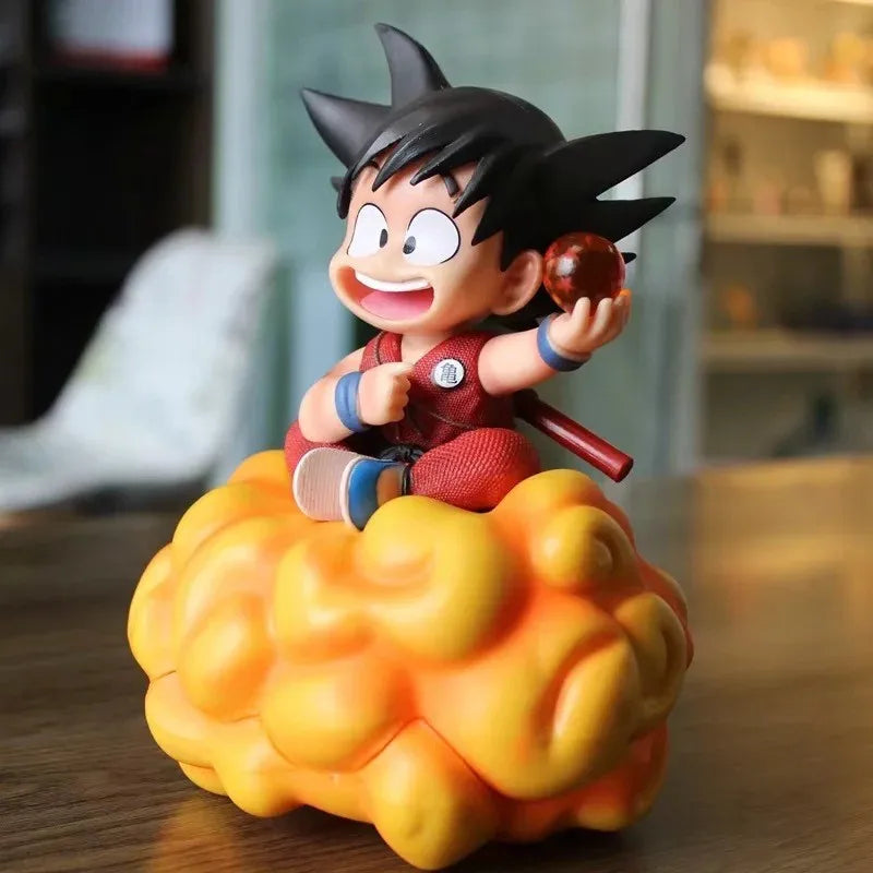 Goku Clássico – Nuvem Voadora e Bastão Mágico 14cm | Império Saiyajin
