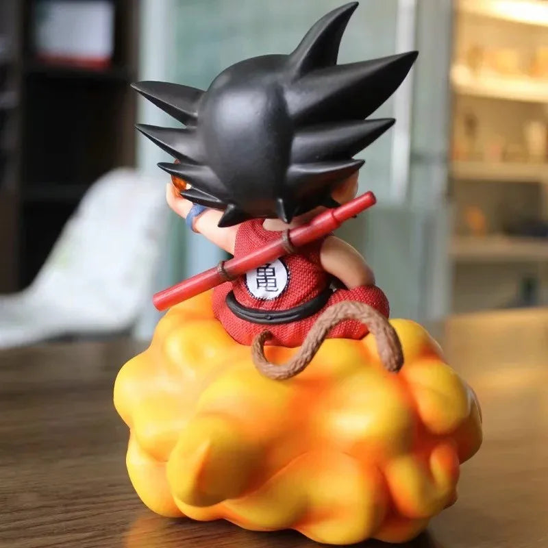 Goku Clássico – Nuvem Voadora e Bastão Mágico 14cm | Império Saiyajin