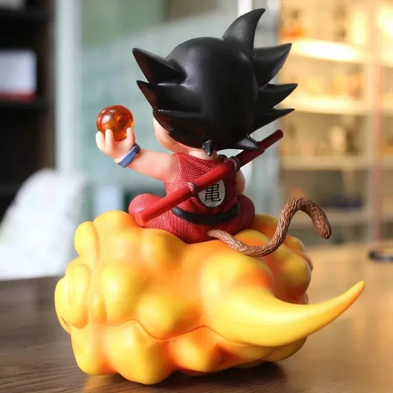 Goku Clássico – Nuvem Voadora e Bastão Mágico 14cm | Império Saiyajin