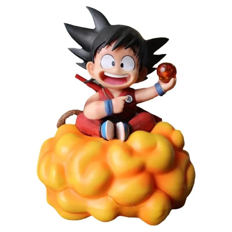 Goku Clássico – Nuvem Voadora e Bastão Mágico 14cm | Império Saiyajin