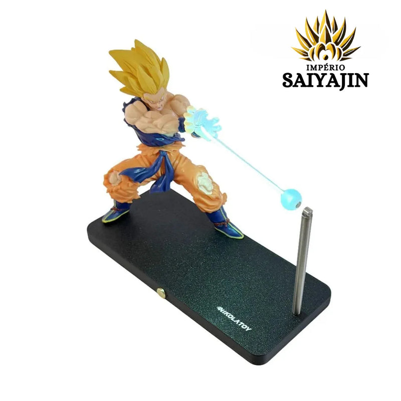 Goku Kamehameha – Led de Poder (Toque Magnético e Bola Fluorescente 3D) | Império Saiyajin