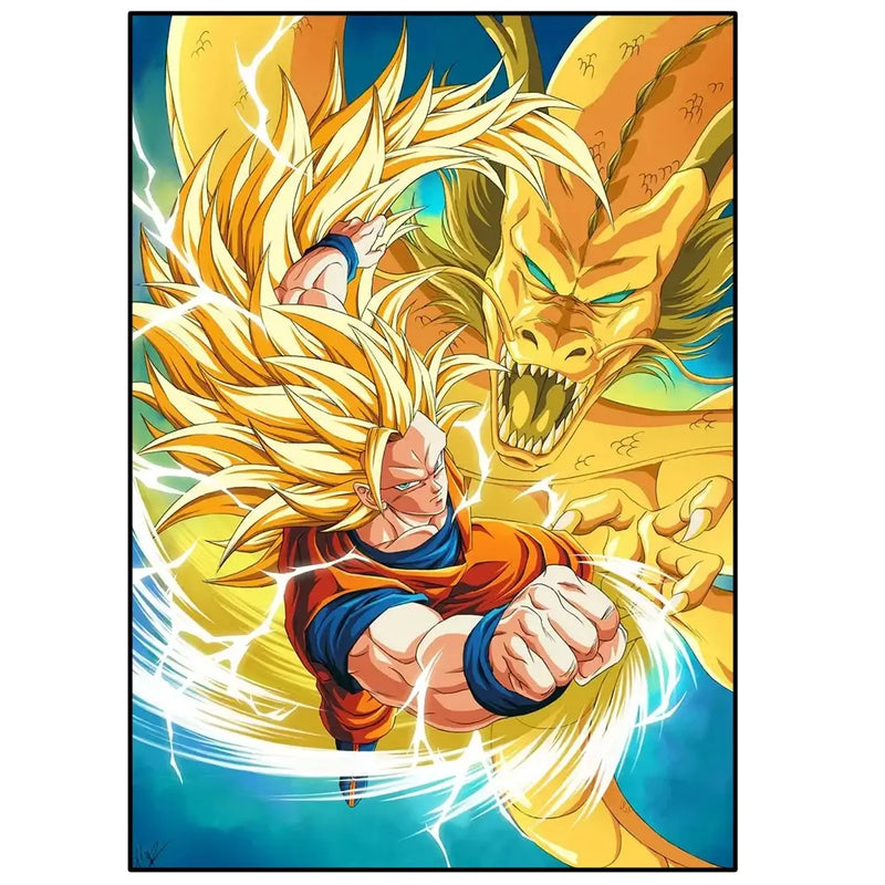 Quadro Cenas Icônicas Dragon Ball – Momentos Épicos | Império Saiyajin