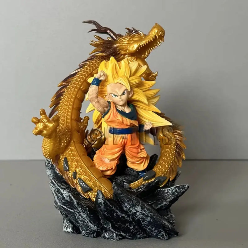 Goku SSJ3 Dragon Fist – Edição Especial 14cm | Império Saiyajin