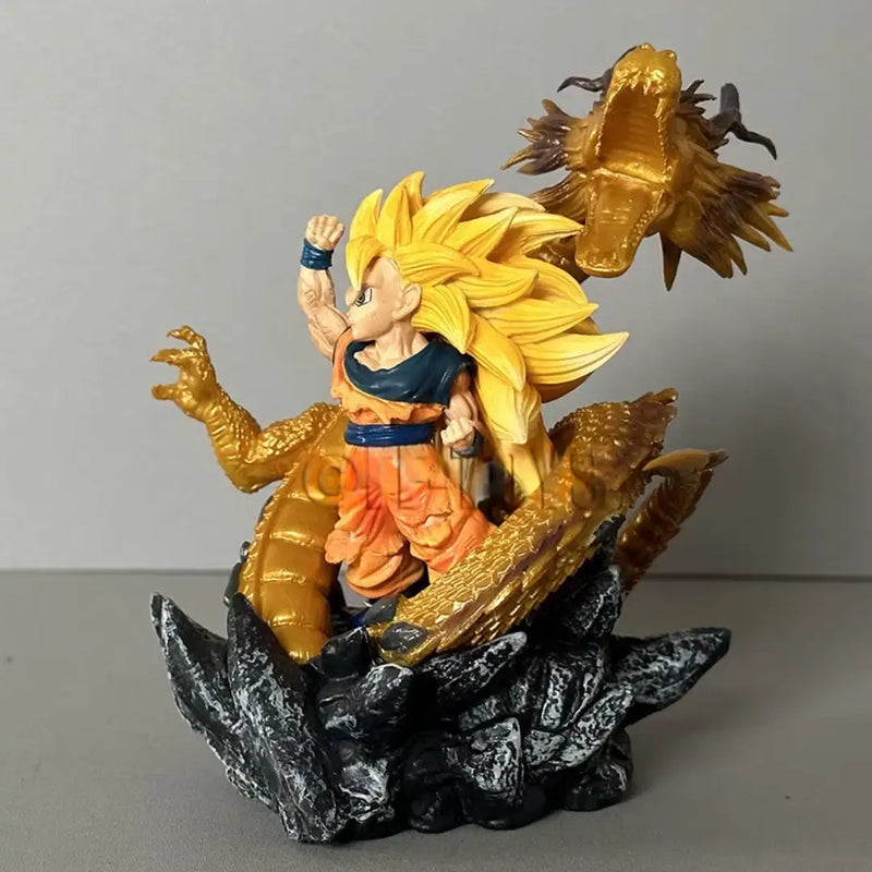 Goku SSJ3 Dragon Fist – Edição Especial 14cm | Império Saiyajin