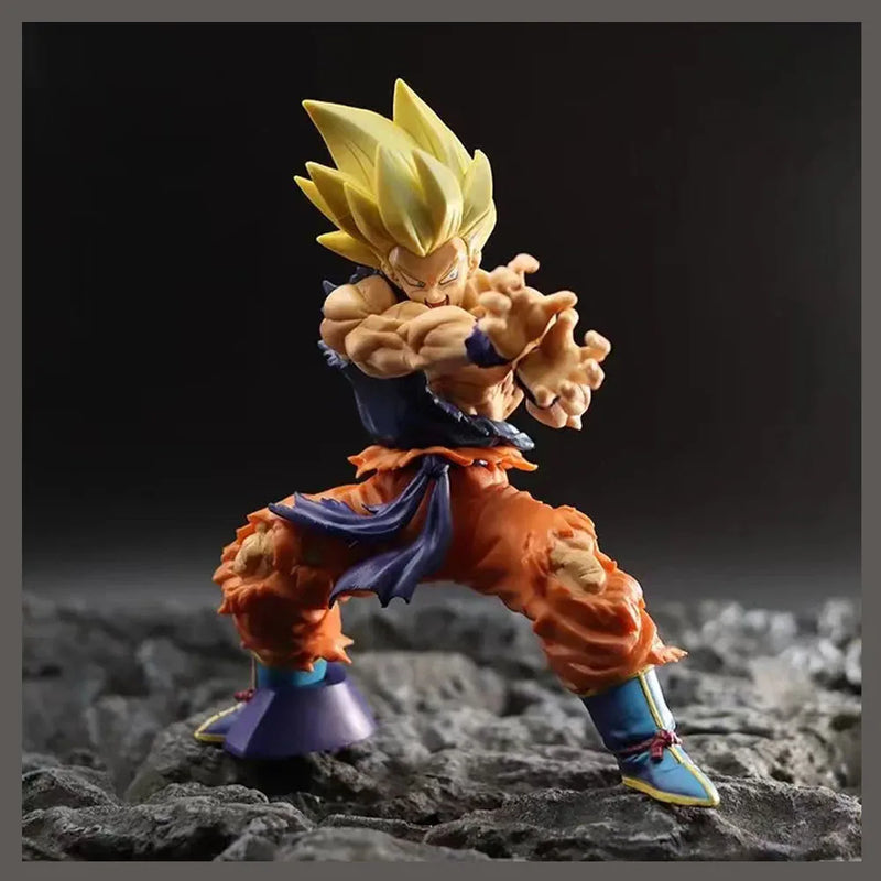 Goku em Fúria – Estátua de Batalha Final | Império Saiyajin