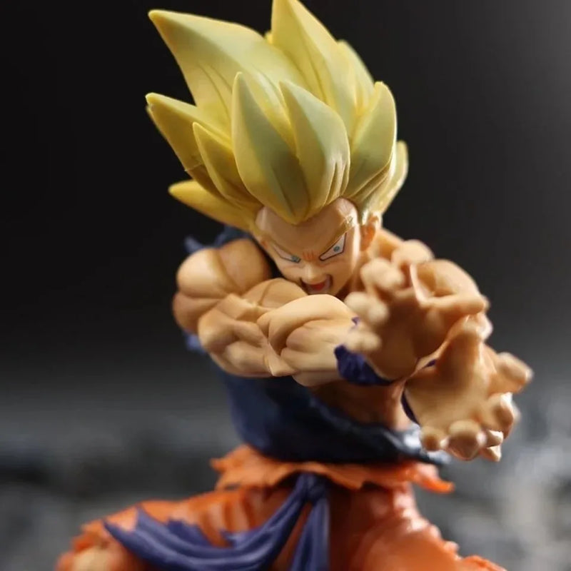 Goku em Fúria – Estátua de Batalha Final | Império Saiyajin