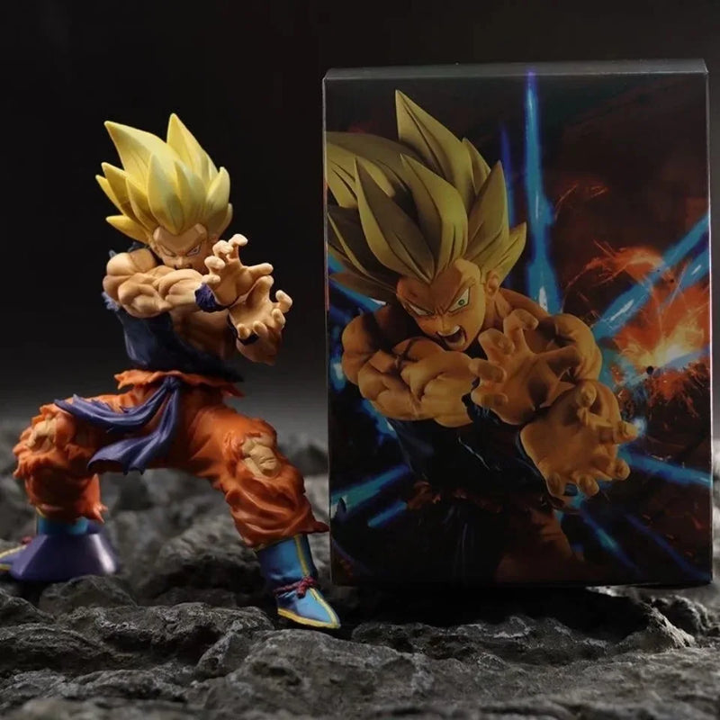 Goku em Fúria – Estátua de Batalha Final | Império Saiyajin