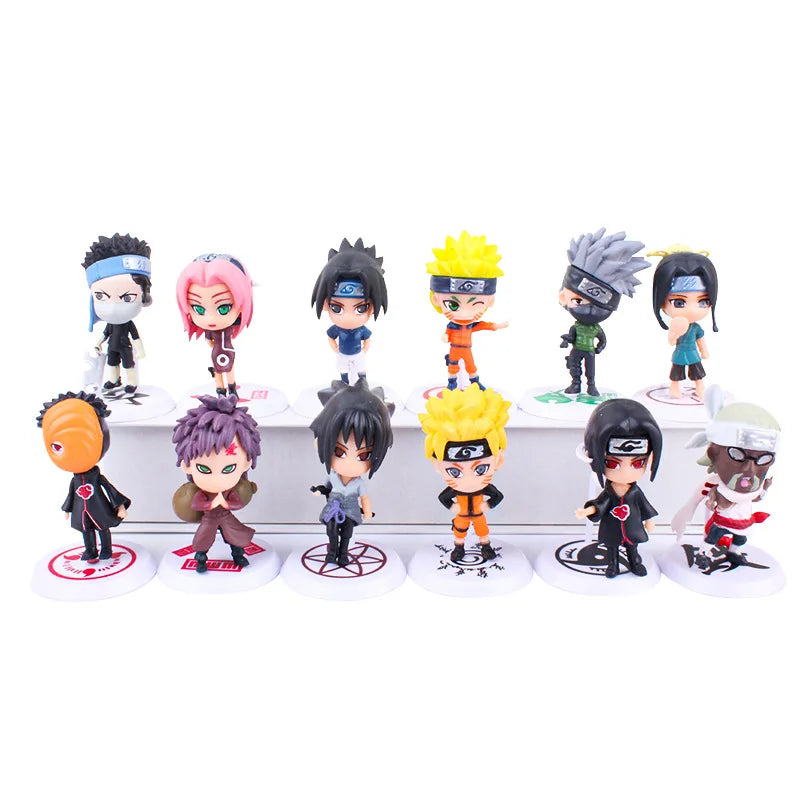 Lendários de Konoha – Mini Figures Naruto 6 Unid. (7-8cm) | Império Saiyajin