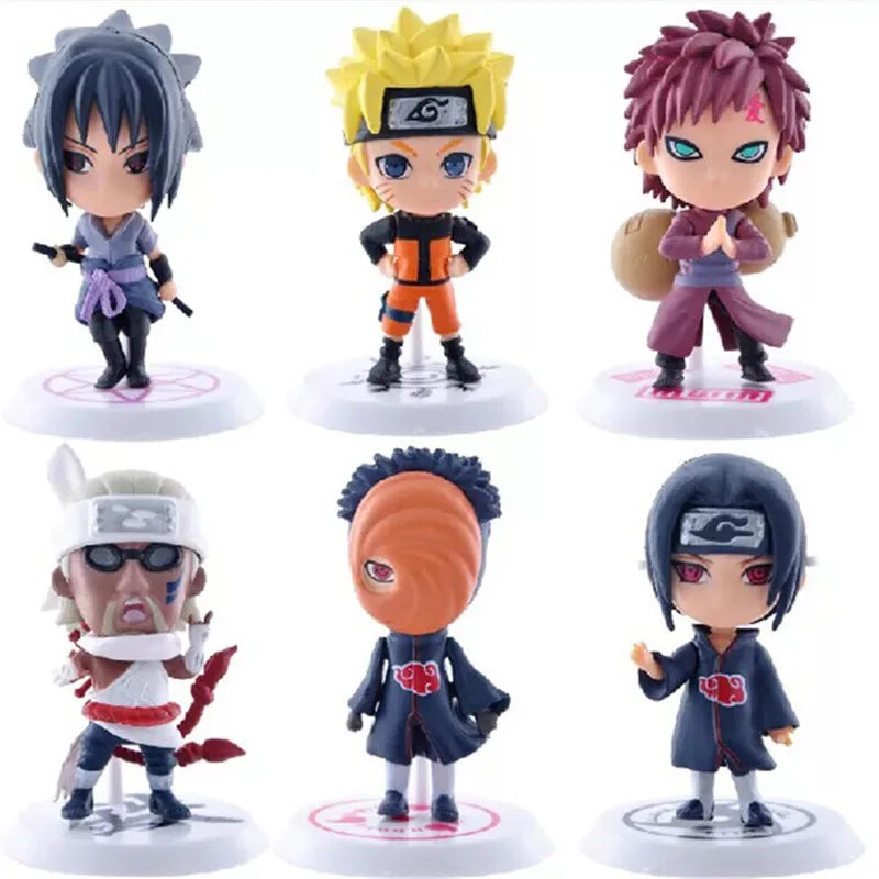 Lendários de Konoha – Mini Figures Naruto 6 Unid. (7-8cm) | Império Saiyajin