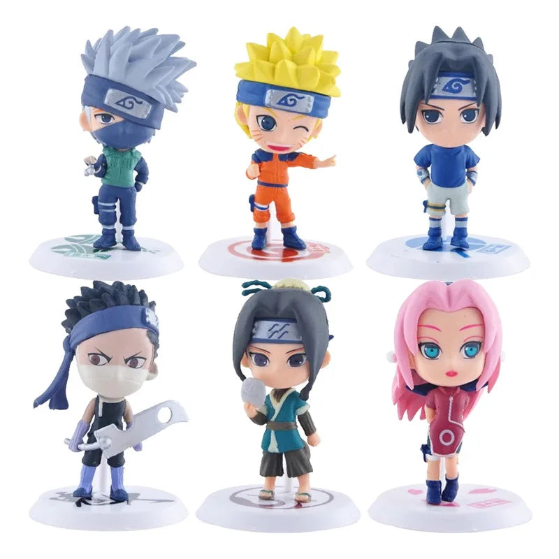 Lendários de Konoha – Mini Figures Naruto 6 Unid. (7-8cm) | Império Saiyajin