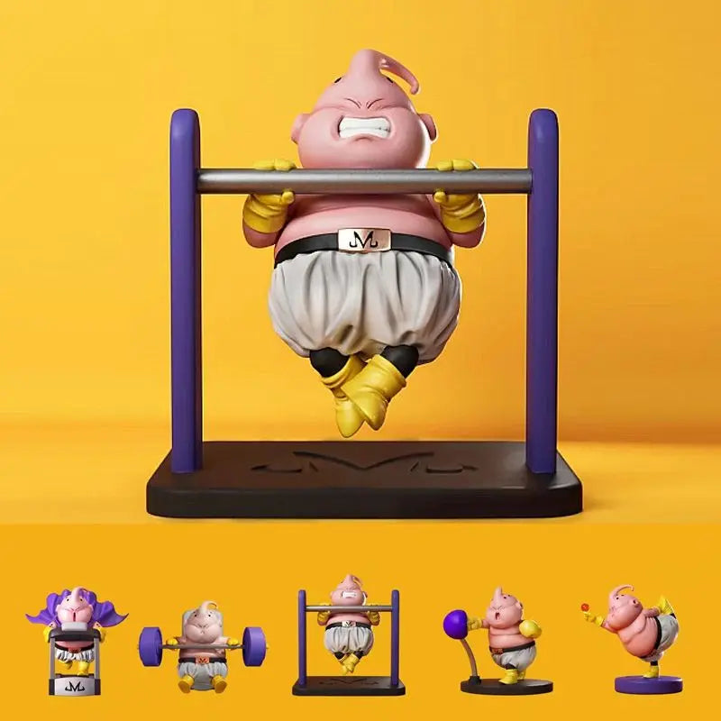 Os 5 modelos do Majin Buu colecionável fitness