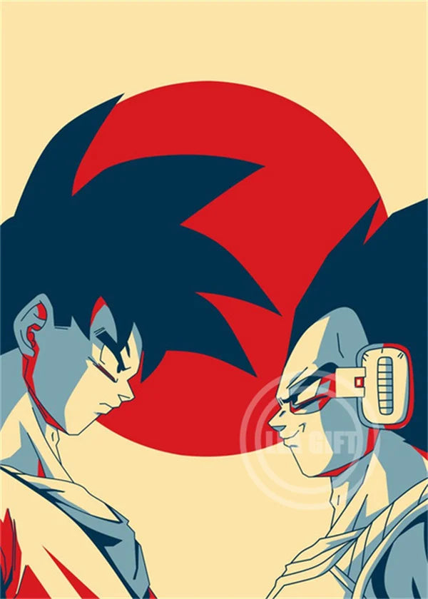 Quadro Goku e Vegeta