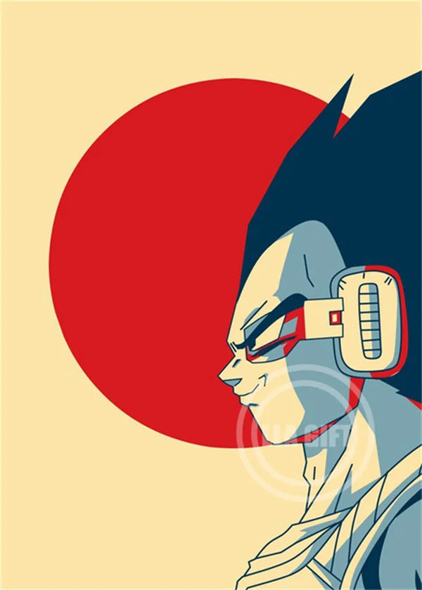 Apenas o lado do Vegeta