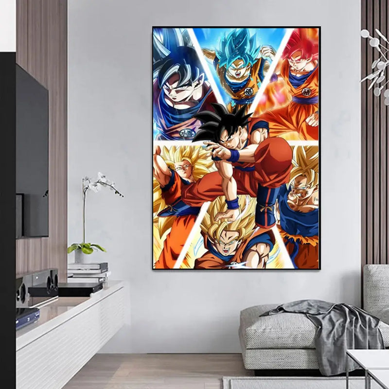Quadro Cenas Icônicas Dragon Ball – Momentos Épicos | Império Saiyajin