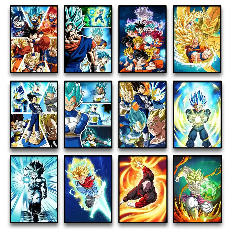 Quadro Cenas Icônicas Dragon Ball – Momentos Épicos | Império Saiyajin