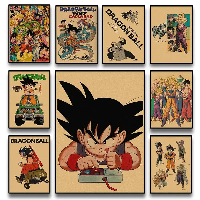 Quadros Saga Z & Super — Arte Canvas Retrô | Império Saiyajin