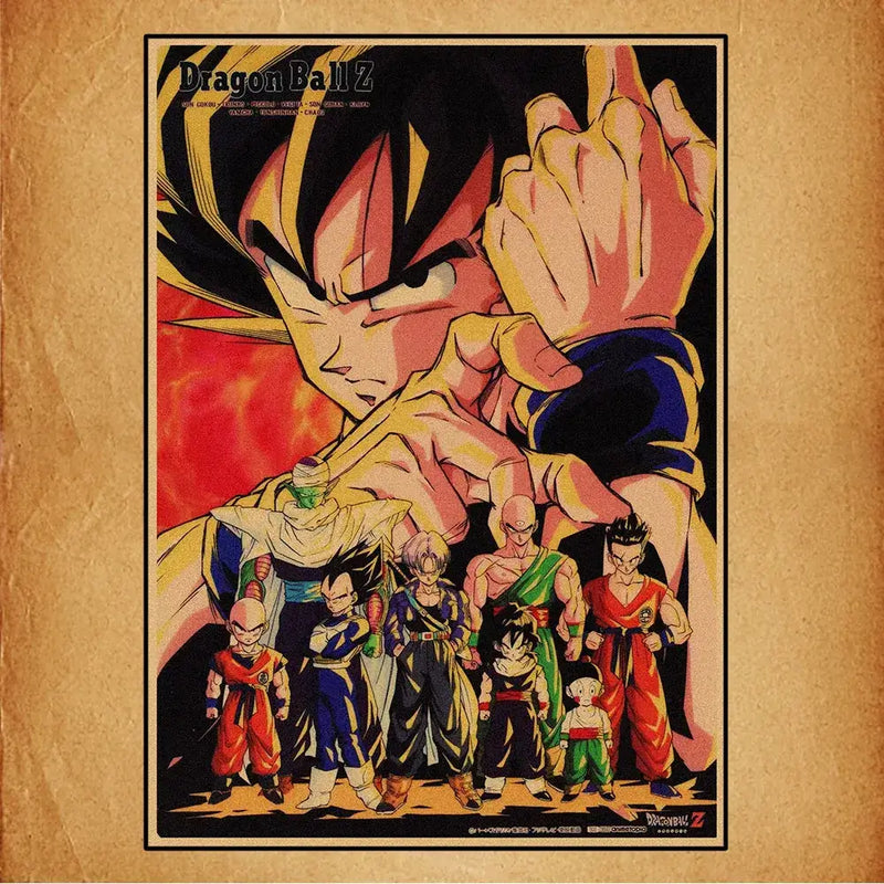 Quadros Saga Z & Super — Arte Canvas Retrô | Império Saiyajin