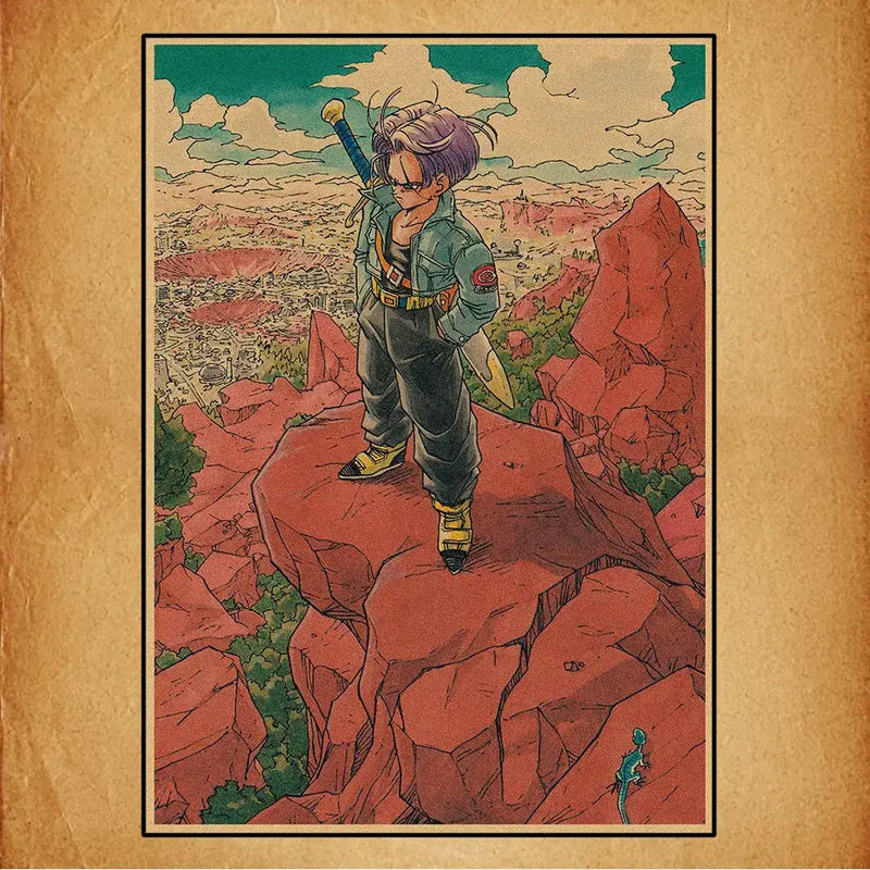 Quadros Saga Z & Super — Arte Canvas Retrô | Império Saiyajin