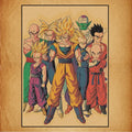 Quadros Saga Z & Super — Arte Canvas Retrô | Império Saiyajin