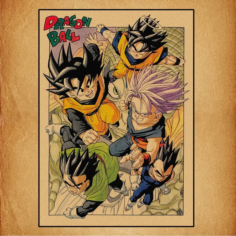 Quadros Saga Z & Super — Arte Canvas Retrô | Império Saiyajin