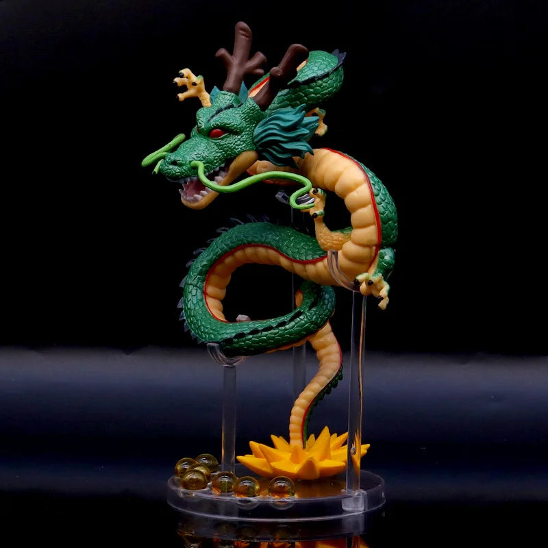 Shenlong e as super esferas do dragão, mostrando os detalhes